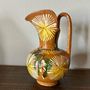 Mexican Hand Painted Pitcher